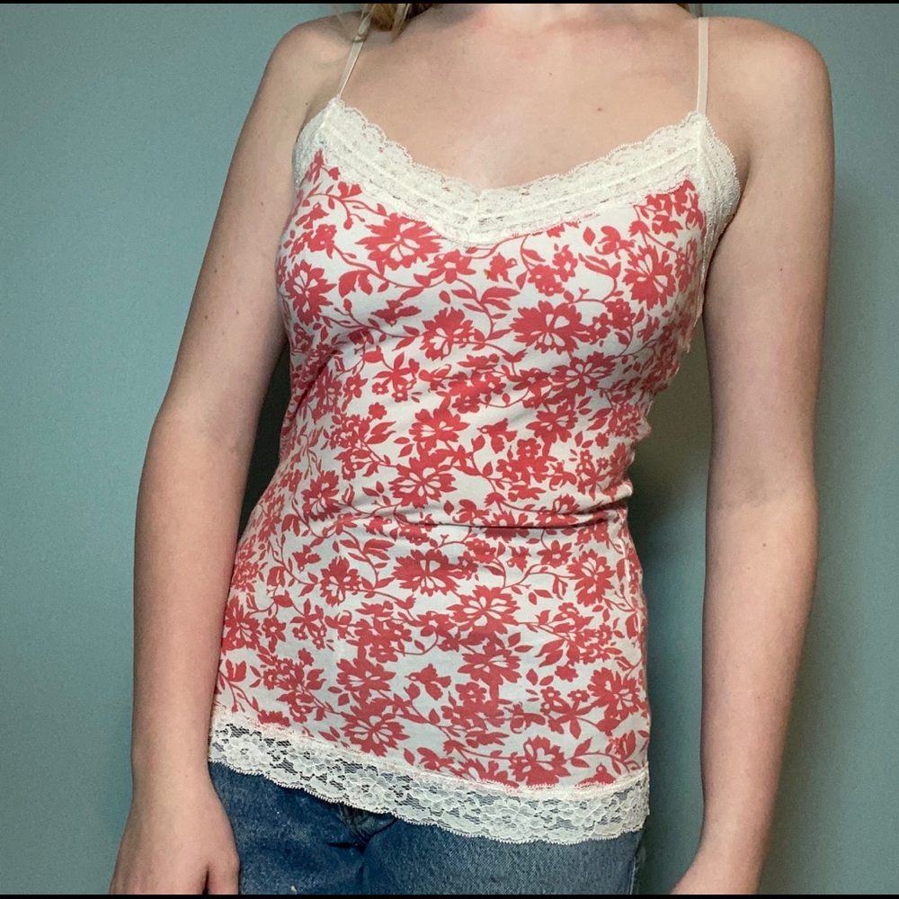 vintage american eagle outfitters laced tank top